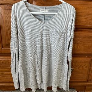 Abercrombie striped long sleeve